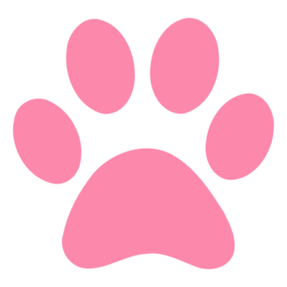 Paw Decal (Pink)